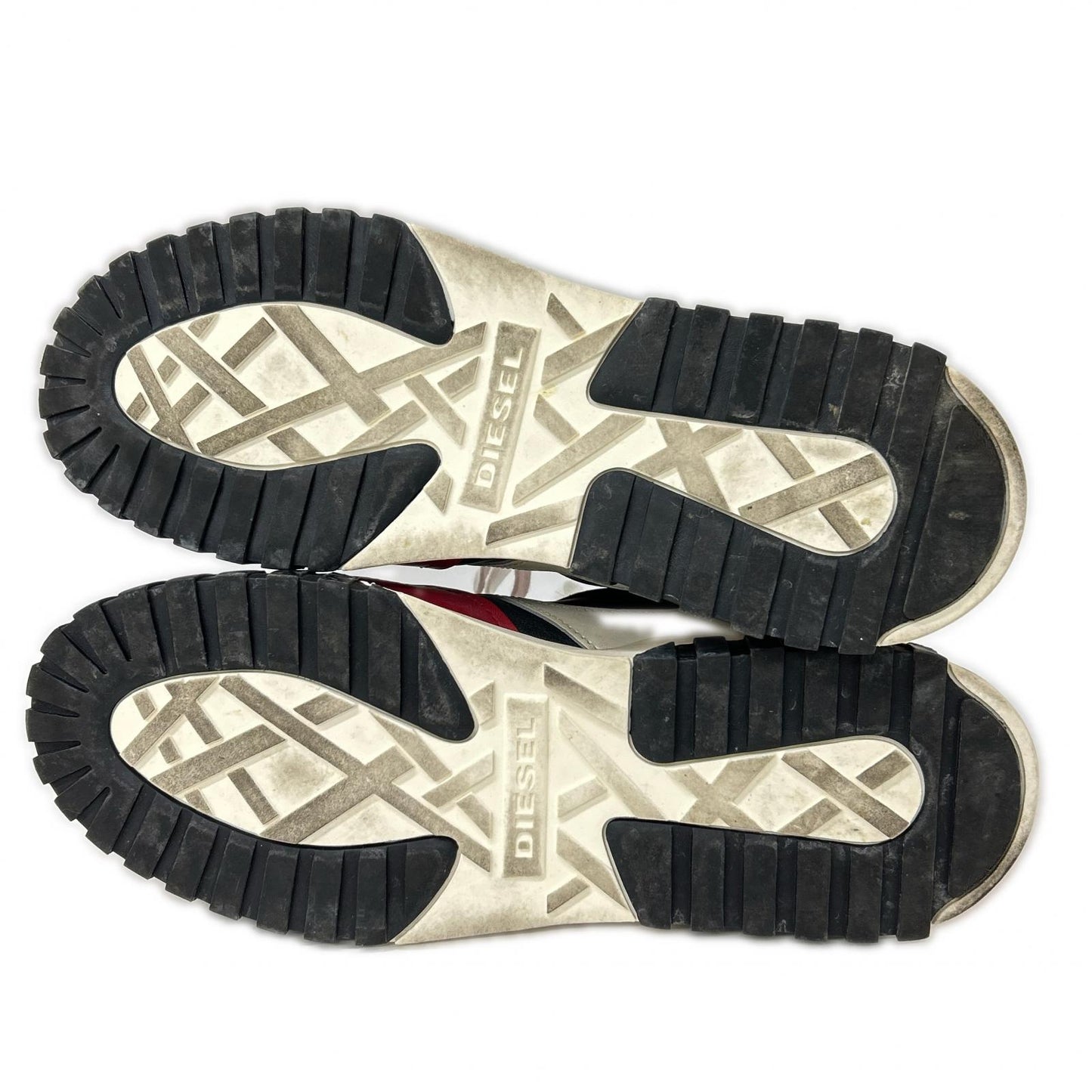 DIESEL ディーゼル レット×ブラック×ホワイト S-RUA LOW SK スニーカー シューズ