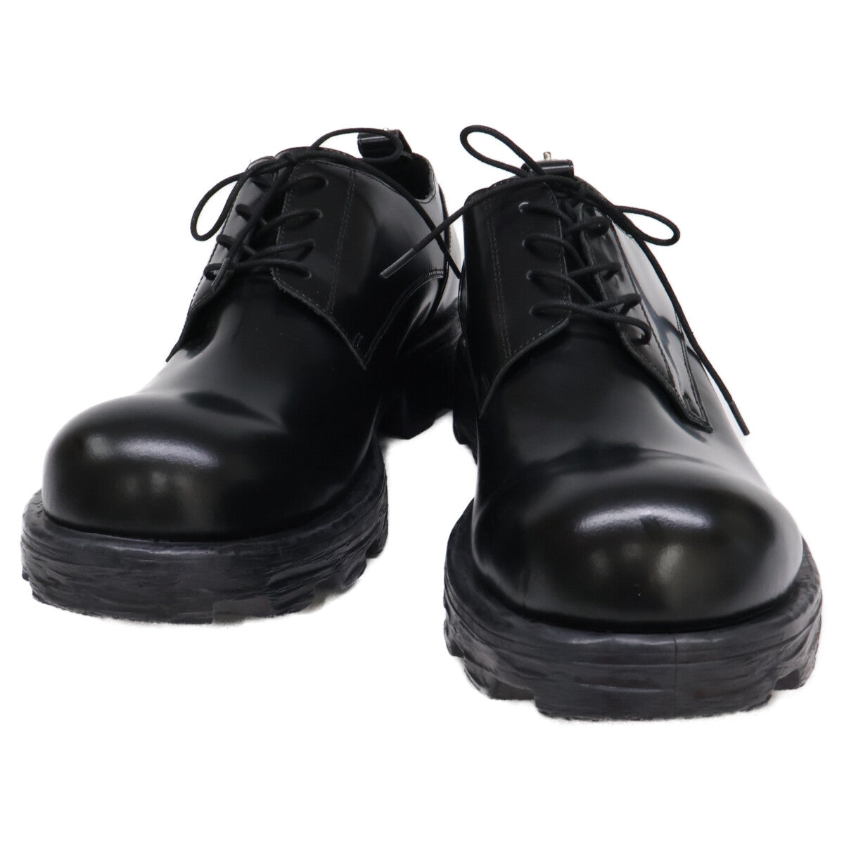 DIESEL [New] D-HAMMER SH Lace-Up Leather Shoes