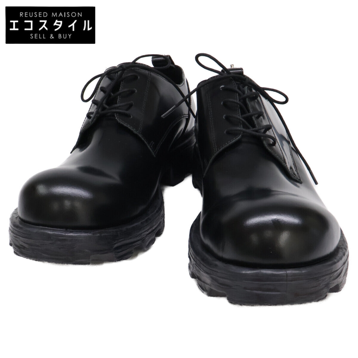DIESEL [New] D-HAMMER SH Lace-Up Leather Shoes