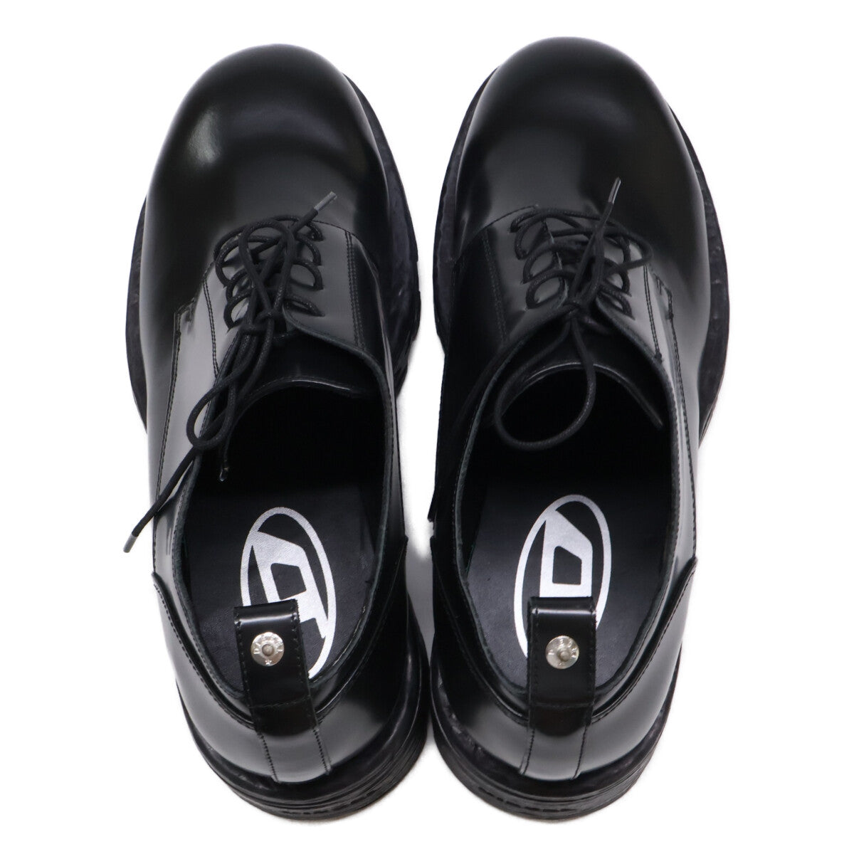 DIESEL [New] D-HAMMER SH Lace-Up Leather Shoes