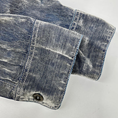 DIESEL ディーゼル デニムシャツ ペイズリー ベルベット トップス