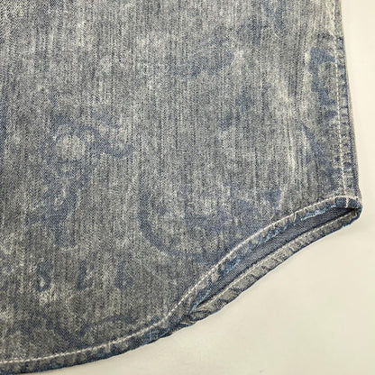 DIESEL ディーゼル デニムシャツ ペイズリー ベルベット トップス