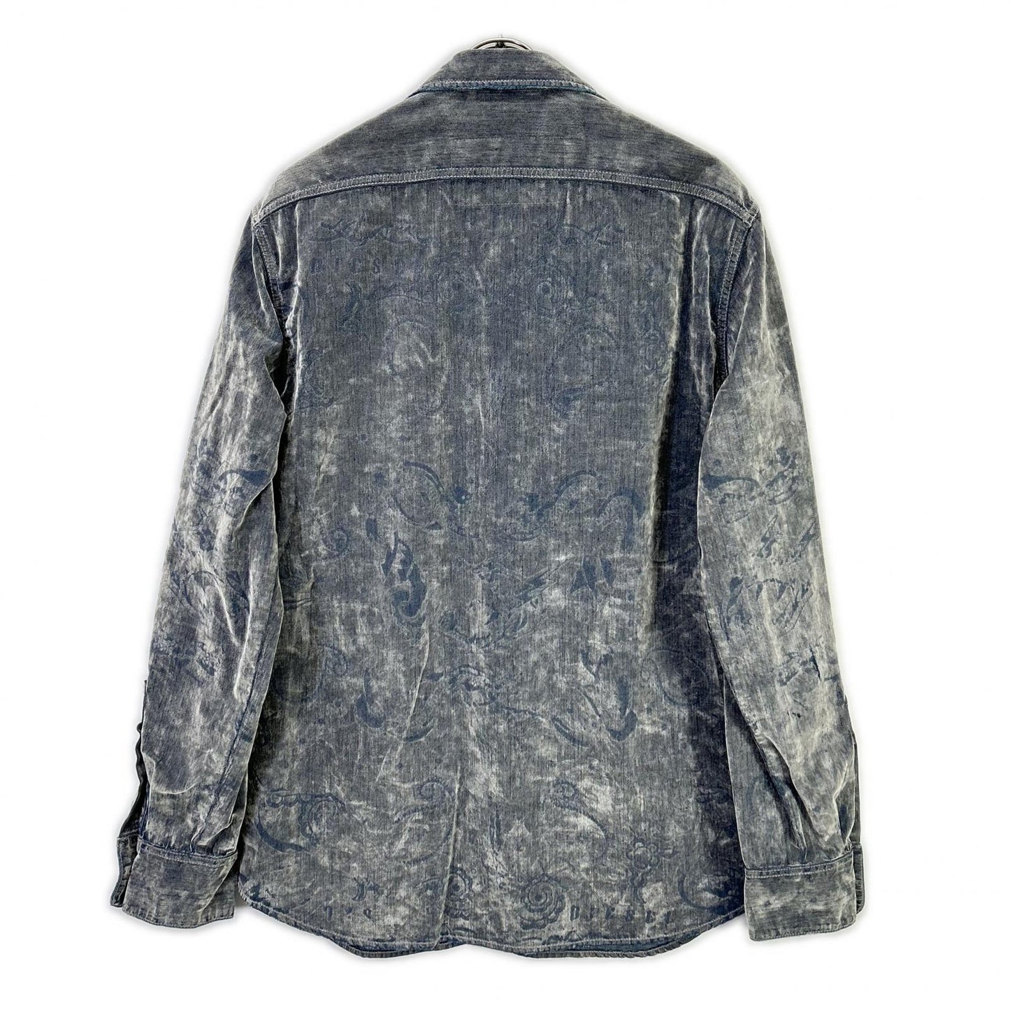 DIESEL ディーゼル デニムシャツ ペイズリー ベルベット トップス