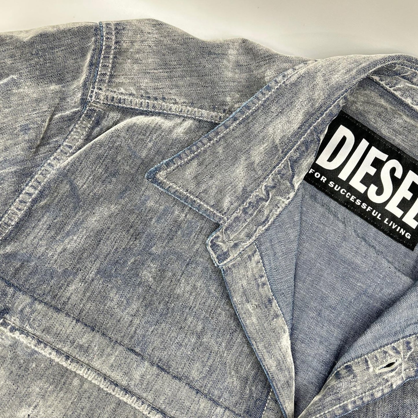 DIESEL ディーゼル デニムシャツ ペイズリー ベルベット トップス