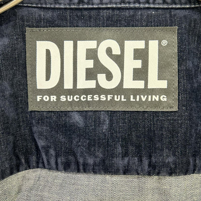 DIESEL ディーゼル ブラック デニムシャツ コーデュロイ ペイズリー ジャケット