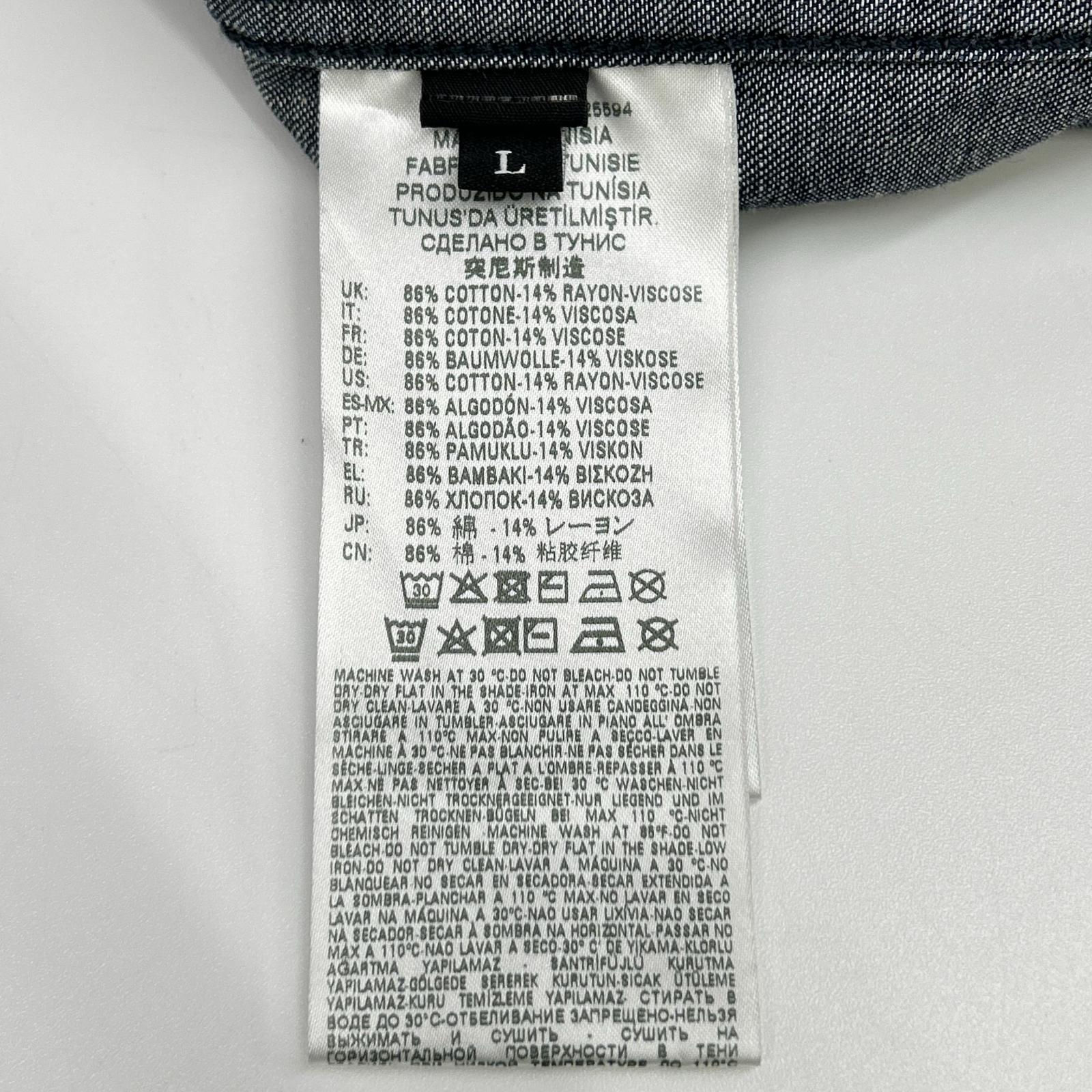 DIESEL ディーゼル ブラック デニムシャツ コーデュロイ ペイズリー ジャケット