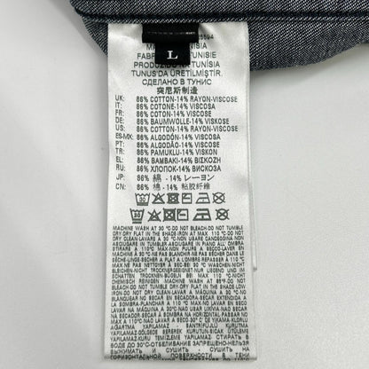 DIESEL ディーゼル ブラック デニムシャツ コーデュロイ ペイズリー ジャケット