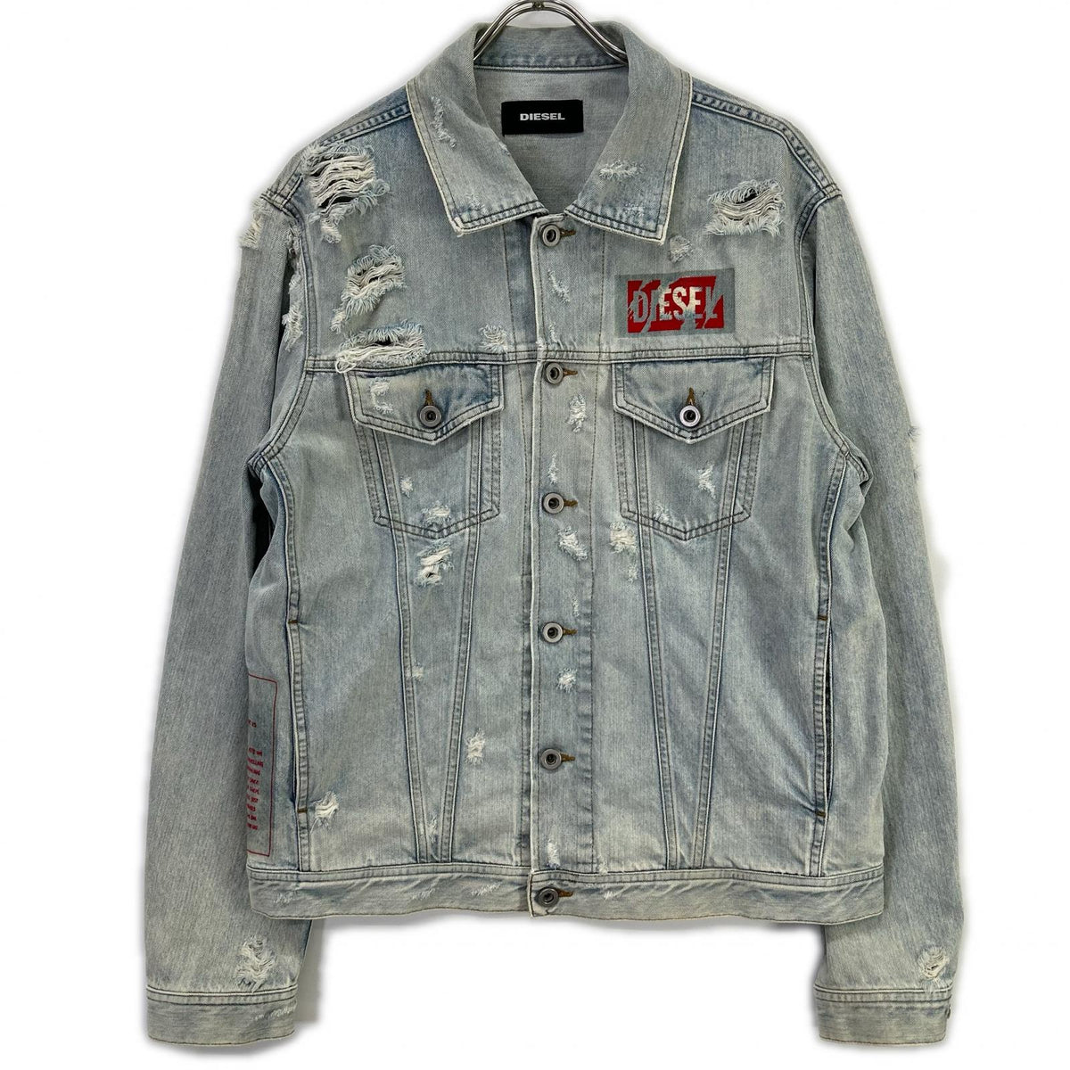 DIESEL Diesel distressed denim jacket jacket