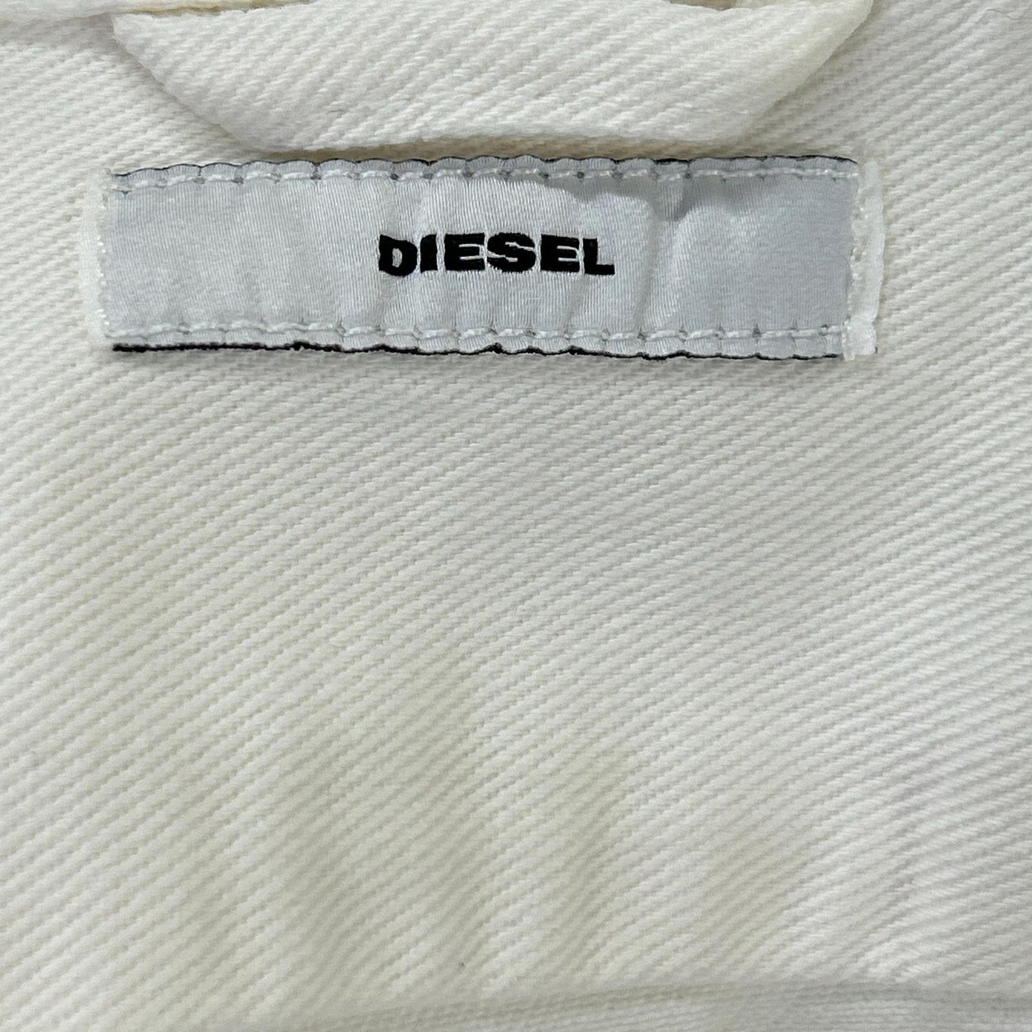 DIESEL ディーゼル ホワイト デニムジャケット ダメージ加工 ジャケット