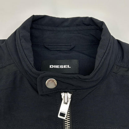 DIESEL ディーゼル ブラック ライダースジャケット ジャケット