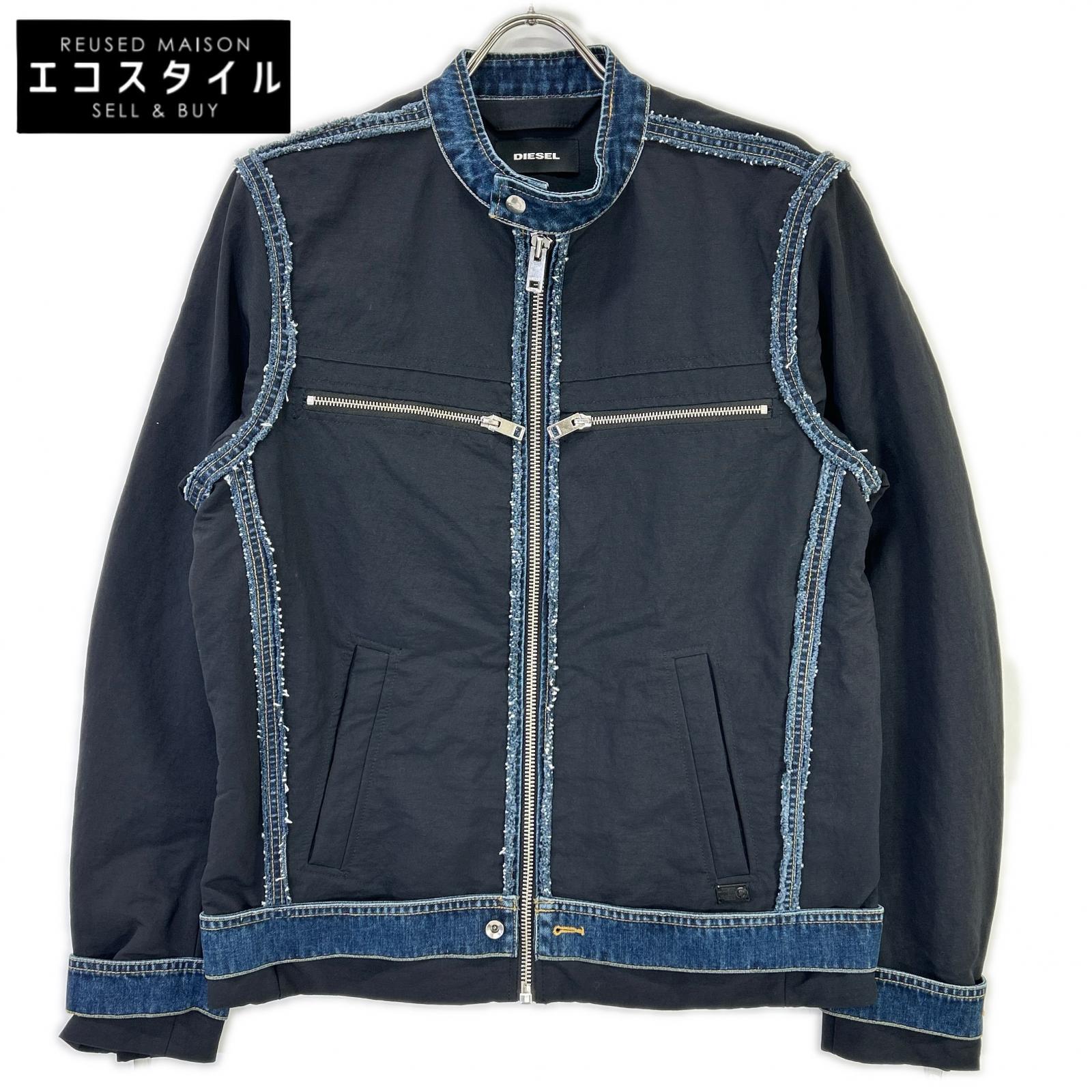DIESEL ディーゼル デニム ライダースジャケット ジャケット