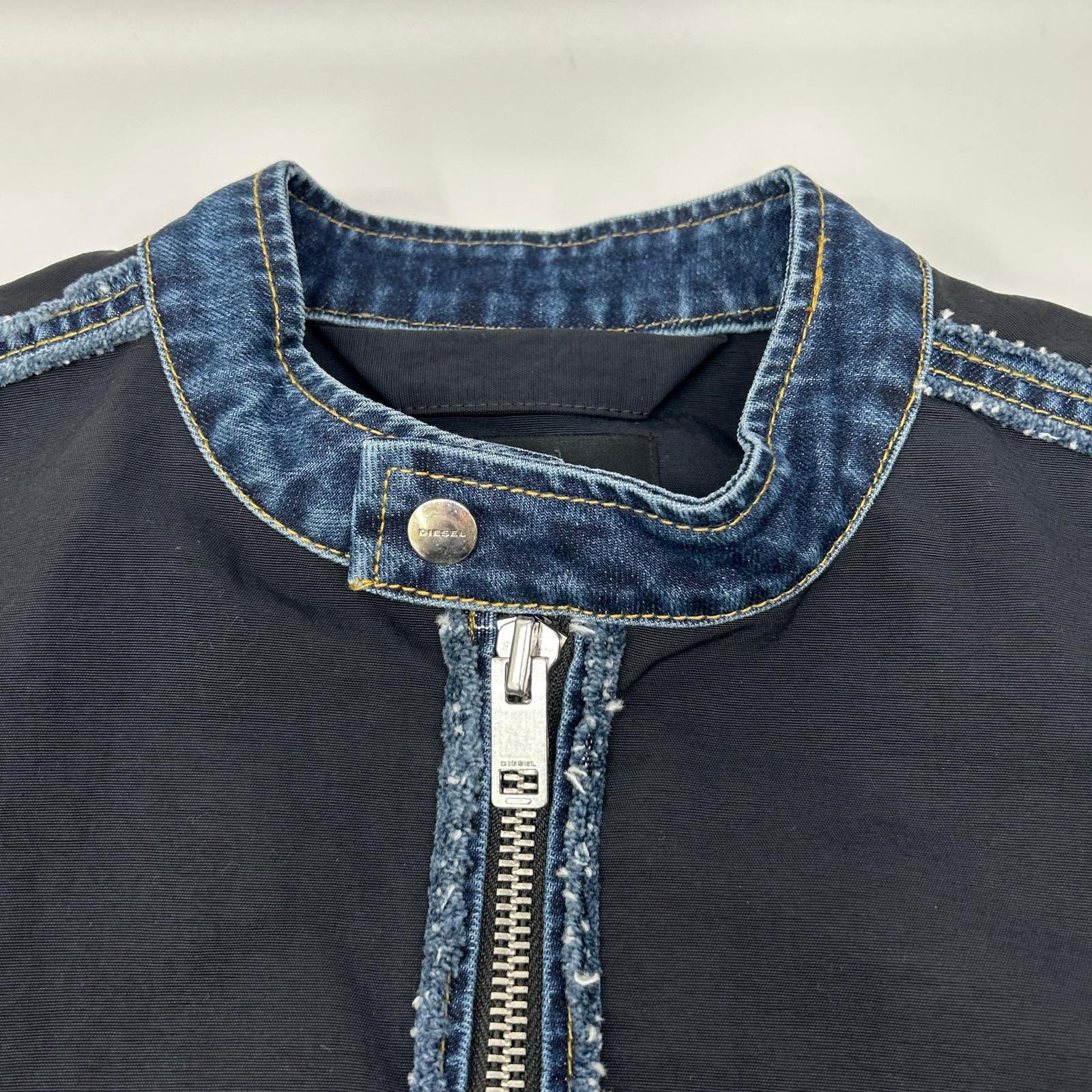 DIESEL ディーゼル デニム ライダースジャケット ジャケット