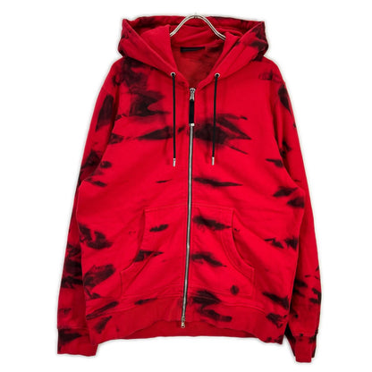 DIESEL BlackGold ディーゼルブラックゴールド レッド×ブラック Wジップアップパーカー ジャケット