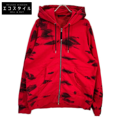 DIESEL BlackGold ディーゼルブラックゴールド レッド×ブラック Wジップアップパーカー ジャケット