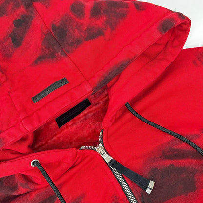 DIESEL BlackGold ディーゼルブラックゴールド レッド×ブラック Wジップアップパーカー ジャケット