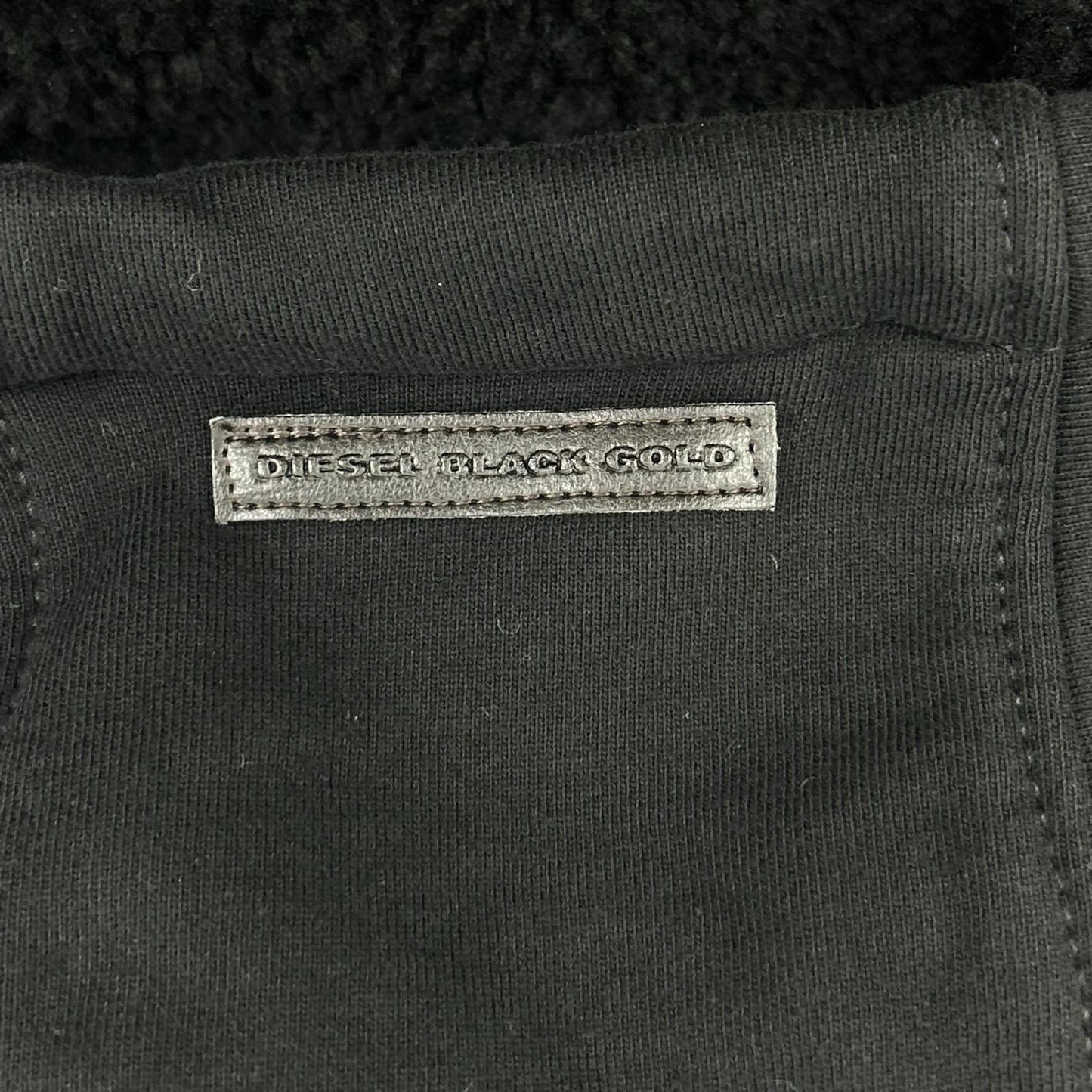 DIESEL BlackGold ディーゼルブラックゴールド ブラック パーカー フルジップ リバーシブル ジャケット