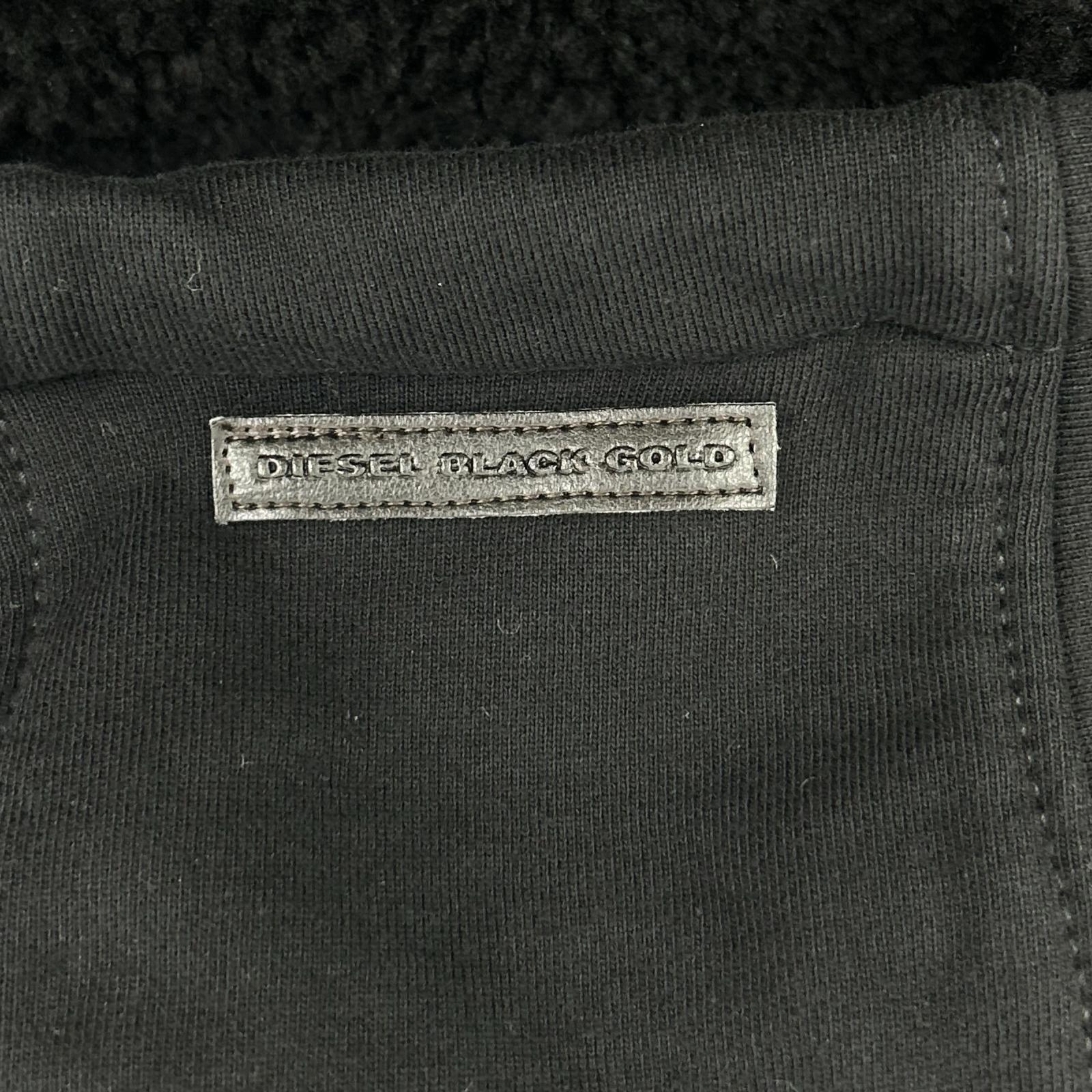 DIESEL BlackGold ディーゼルブラックゴールド ブラック パーカー フルジップ リバーシブル ジャケット