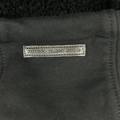 DIESEL BlackGold ディーゼルブラックゴールド ブラック パーカー フルジップ リバーシブル ジャケット
