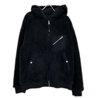 DIESEL BlackGold ディーゼルブラックゴールド ブラック パーカー フルジップ リバーシブル ジャケット
