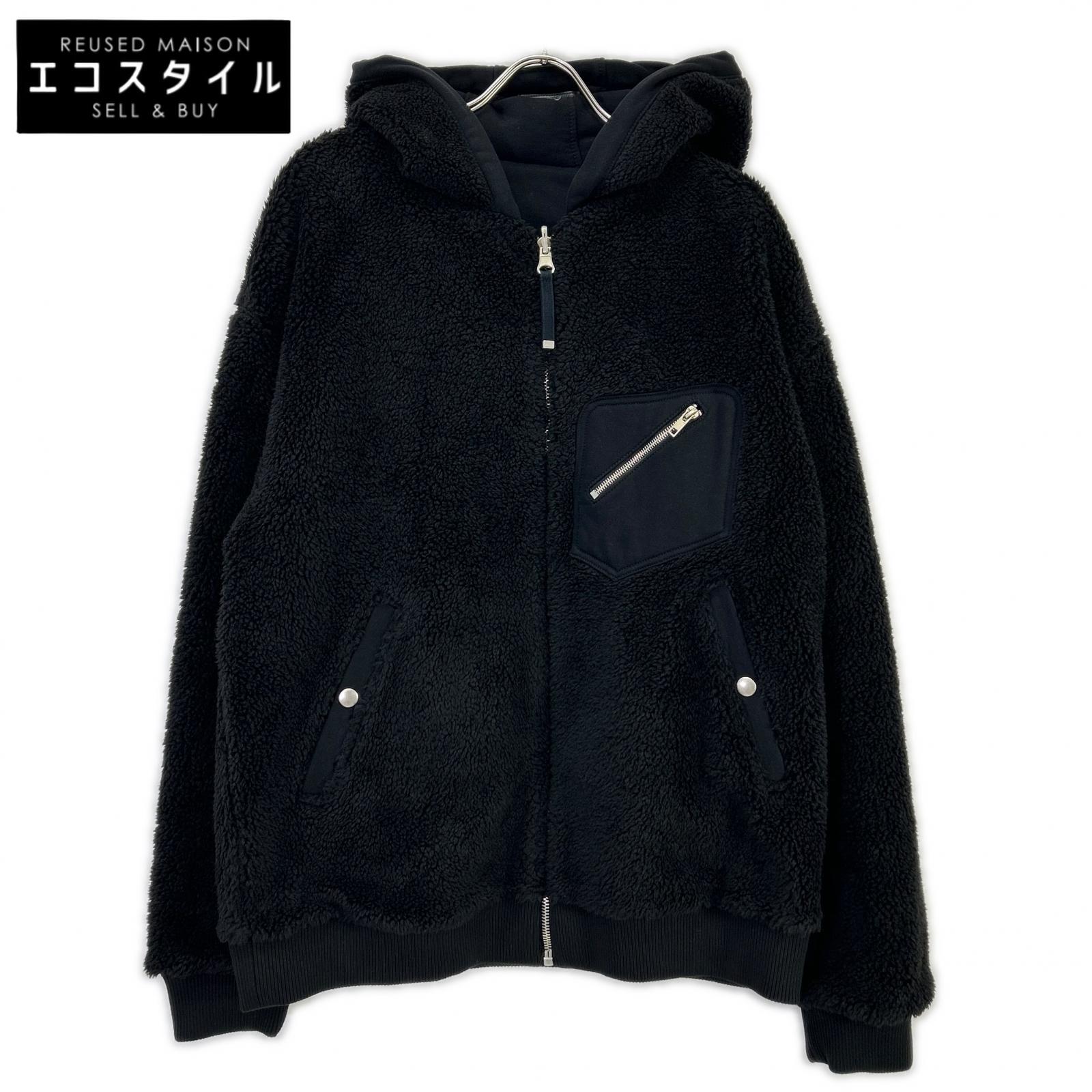 DIESEL BlackGold ディーゼルブラックゴールド ブラック パーカー フルジップ リバーシブル ジャケット
