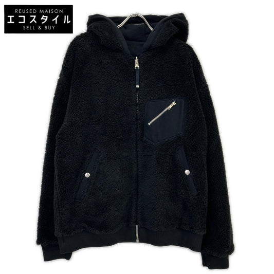 DIESEL BlackGold ディーゼルブラックゴールド ブラック パーカー フルジップ リバーシブル ジャケット