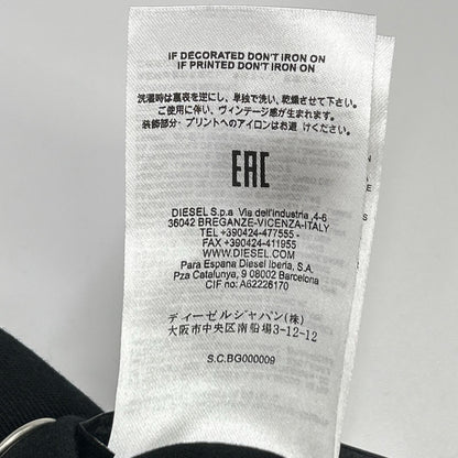 DIESEL BlackGold ディーゼルブラックゴールド ブラック パーカー フルジップ リバーシブル ジャケット