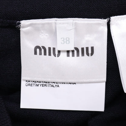 MIUMIU ミュウミュウ 【美品/国内正規/24年製】MMLA85 ウール ボートネック ニットセーター トップス