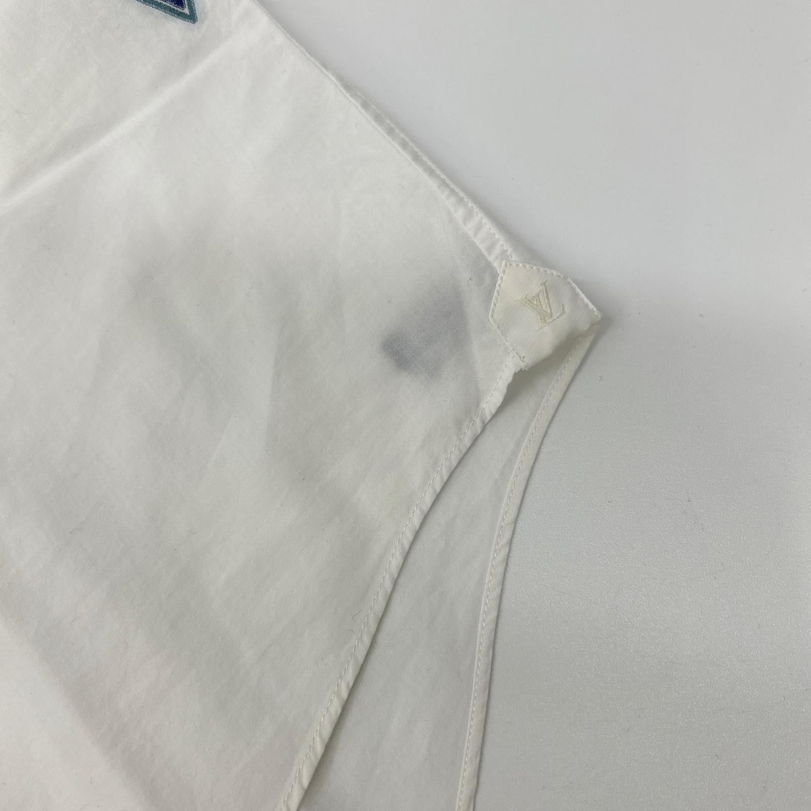 LOUIS VUITTON ルイヴィトン 19SS LVプリントデザイン 長袖シャツ ホワイト RM191Q IUR HGS42W トップス