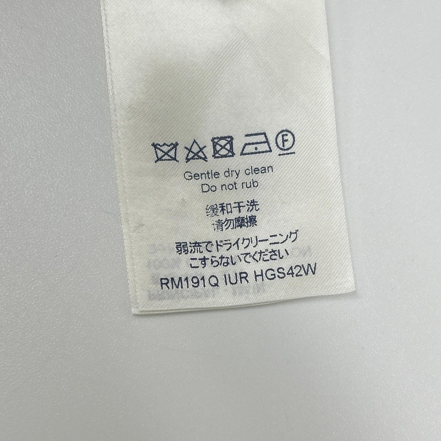 LOUIS VUITTON ルイヴィトン 19SS LVプリントデザイン 長袖シャツ ホワイト RM191Q IUR HGS42W トップス