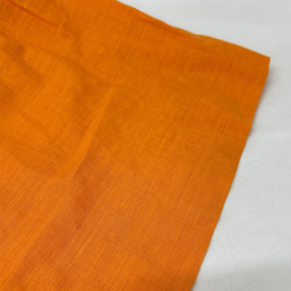 HERMES Hermès orange linen EXCLUSIF skirt