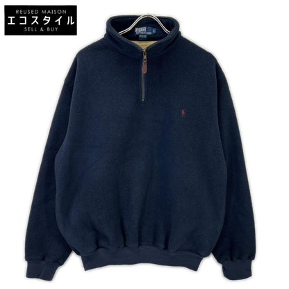RALPHLAUREN ラルフローレン 90S ネイビー フリース ハーフジップ ジャケット トップス