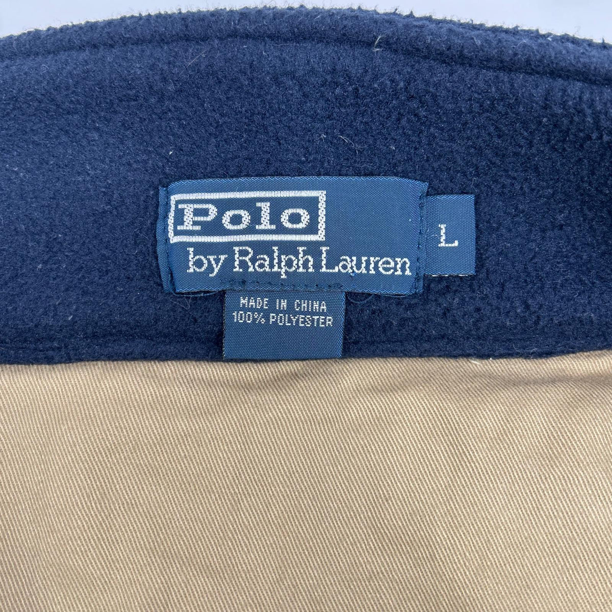 RALPHLAUREN ラルフローレン 90S ネイビー フリース ハーフジップ ジャケット トップス