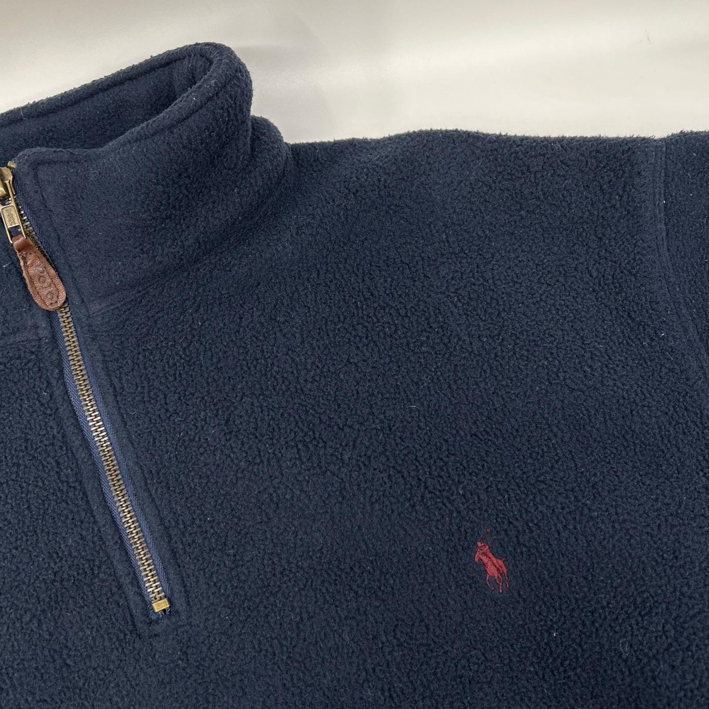 RALPHLAUREN ラルフローレン 90S ネイビー フリース ハーフジップ ジャケット トップス