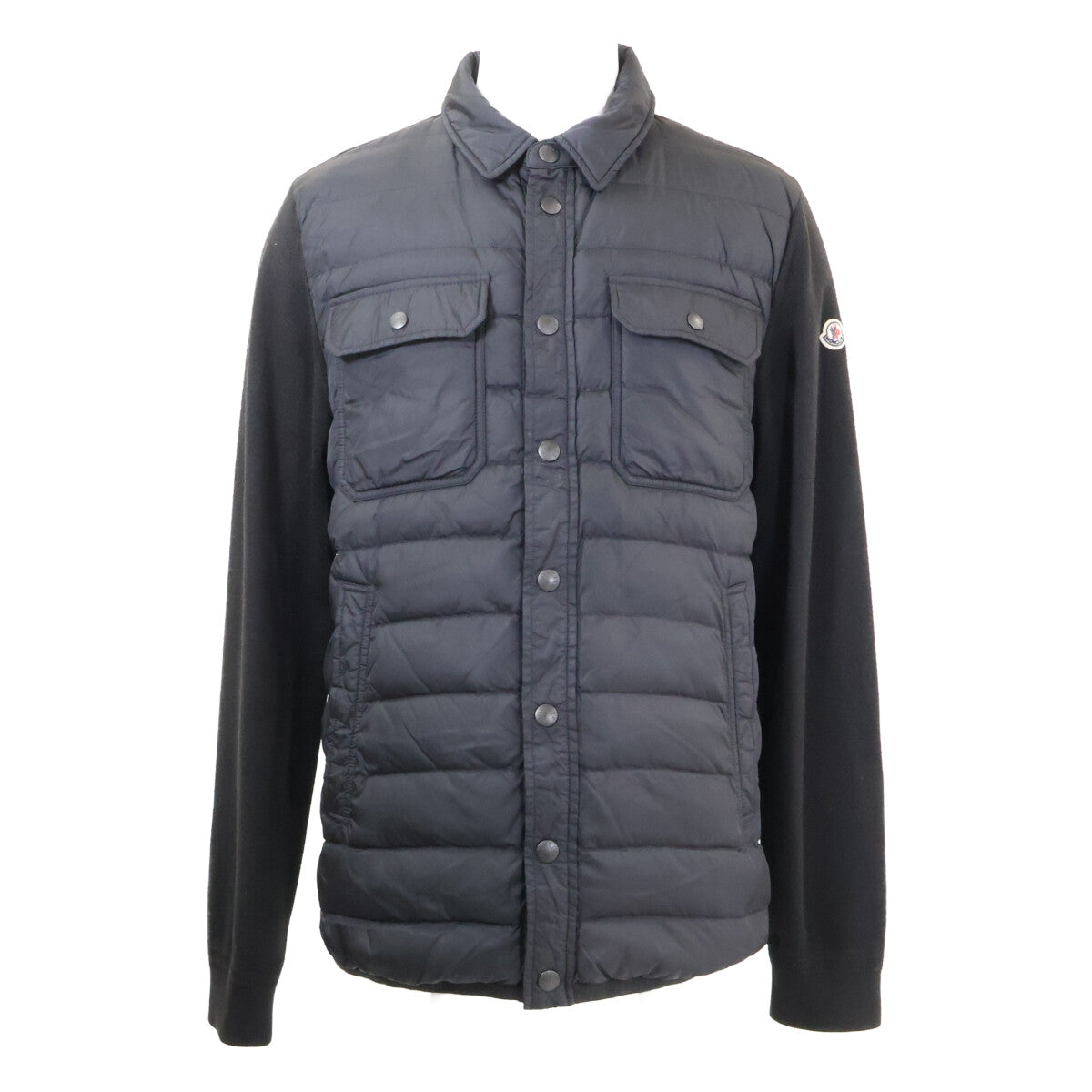 MONCLER モンクレール 【美品】C20919412600 MAGILIONE TORICOT CARDIGAN ニット/ダウン切替 シャツジャケット ジャケット