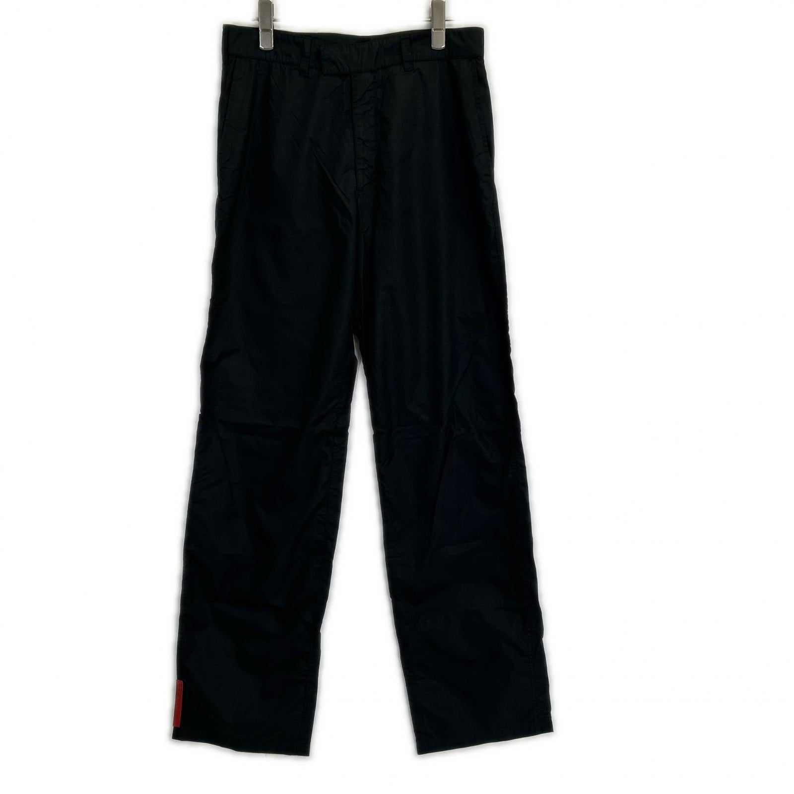 PRADA SPORT Prada Sport black nylon utility pants bottoms