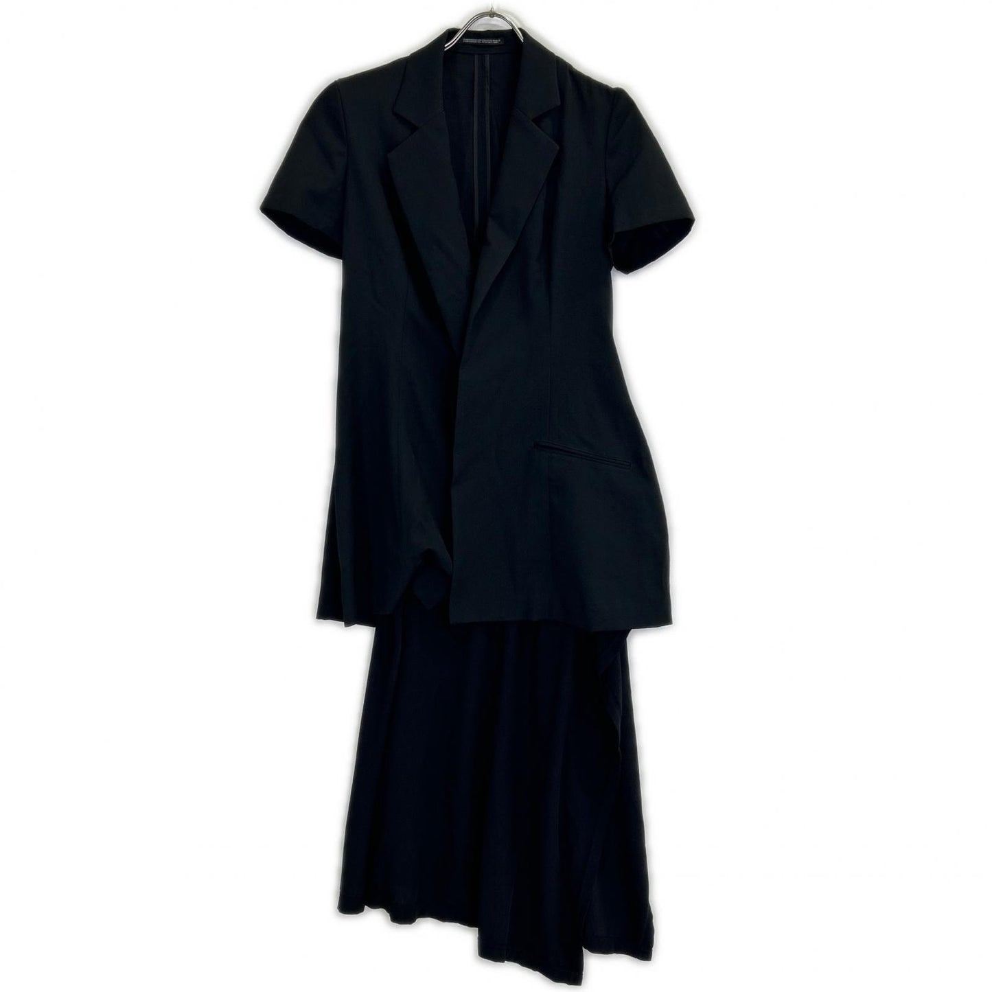Yohji Yamamoto FEMME ヨウジヤマモトファム 22SS ウールギャバジン カットソードッキング ショートジャケット FG-J62-100 ジャケット