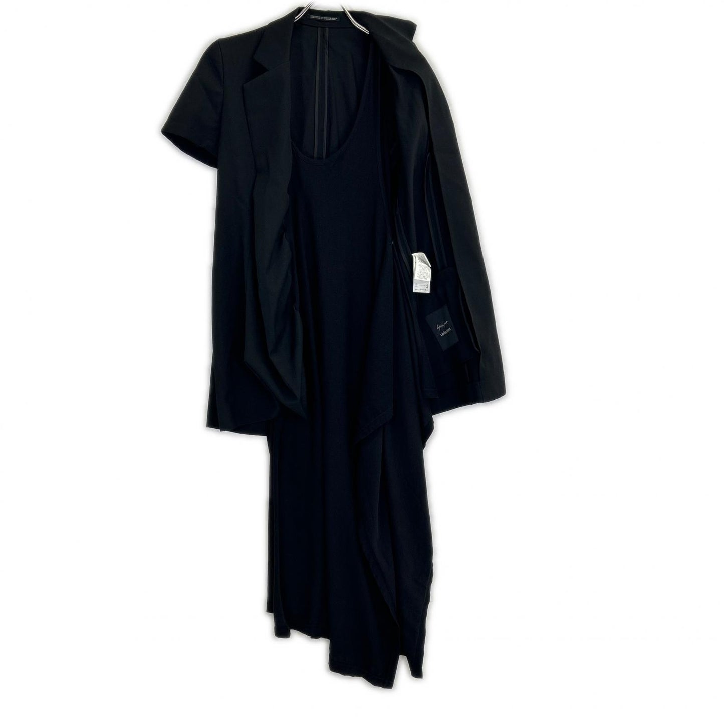 Yohji Yamamoto FEMME ヨウジヤマモトファム 22SS ウールギャバジン カットソードッキング ショートジャケット FG-J62-100 ジャケット