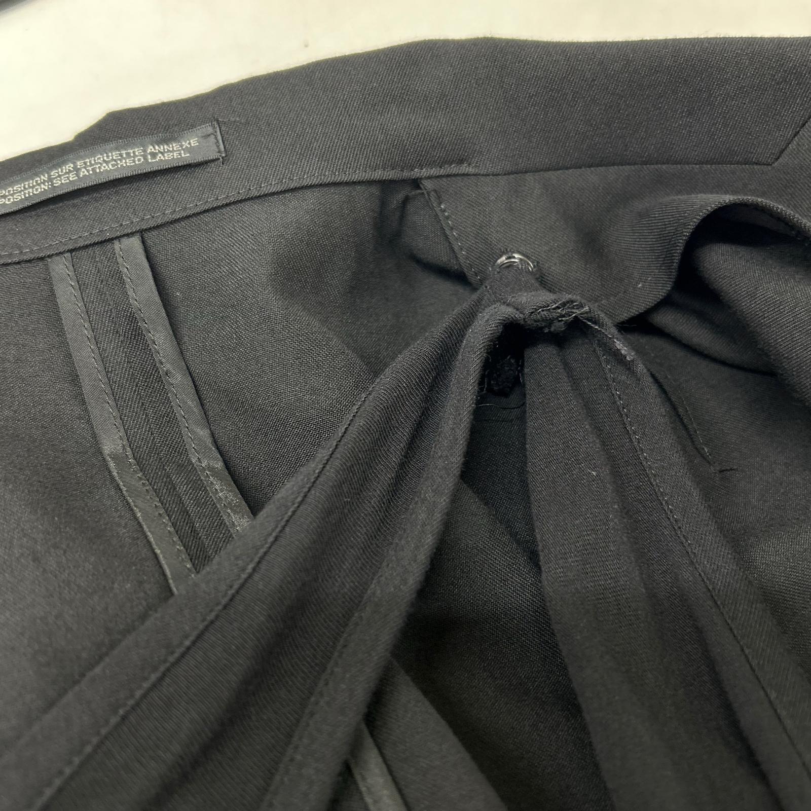 Yohji Yamamoto FEMME ヨウジヤマモトファム 22SS ウールギャバジン カットソードッキング ショートジャケット FG-J62-100 ジャケット