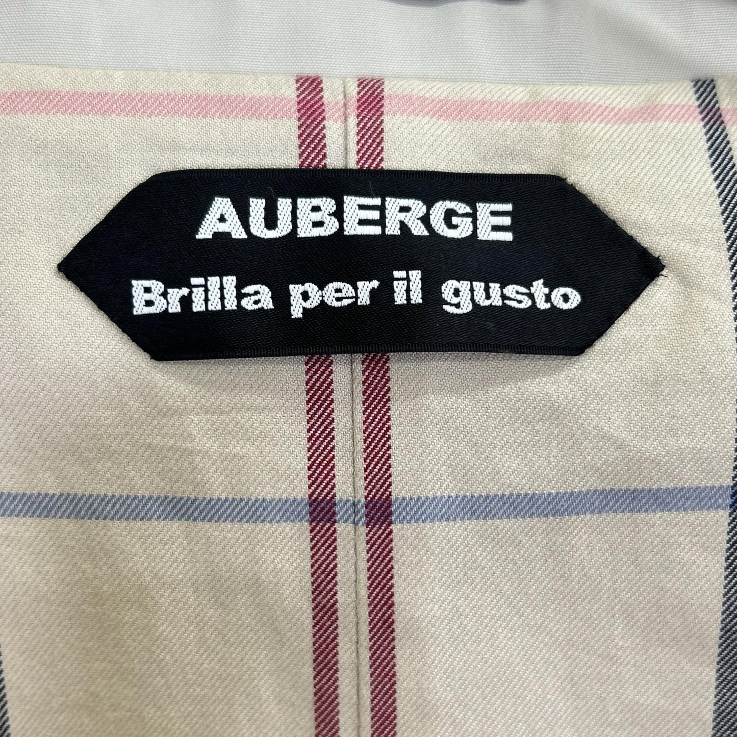AUBERGE オーベルジュ Brilla per il gusto シングルラグランコート ベージュ コットン コート