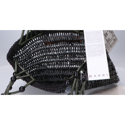 MARNI マルニ 【新品同様】SHMH0018A2 マルニマーケット ナチュラルファイバー ネットショッパー トートバッグ
