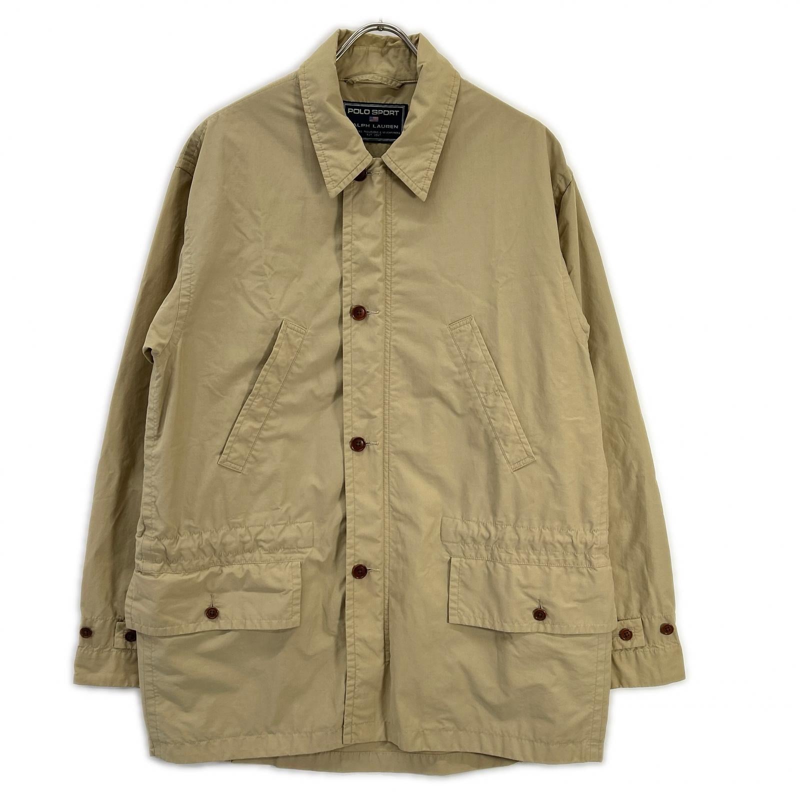 PoloSportRalphLauren ポロスポーツラルフローレン ベージュ コットンジャケット　ハンティング　 ジャケット