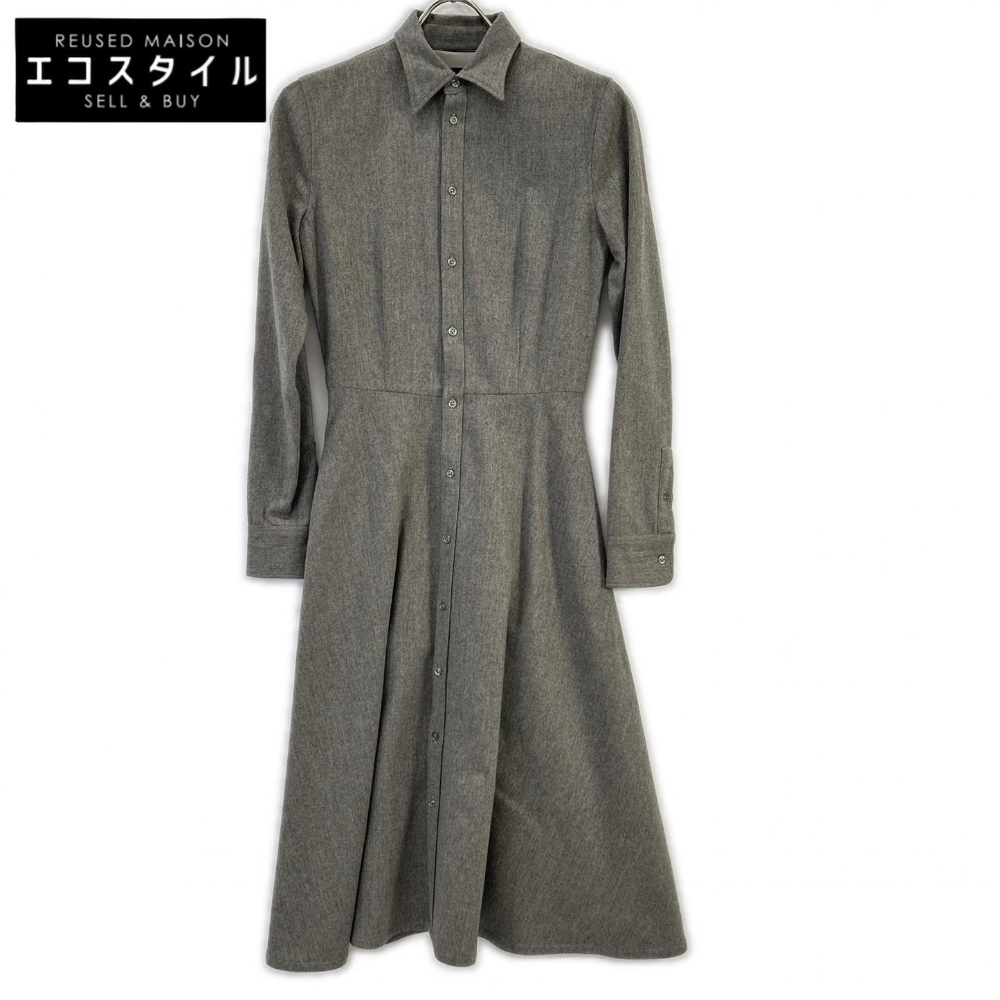 Ralph Lauren Black Label ラルフローレンブラックレーベル グレー ウール ワンピース ワンピース
