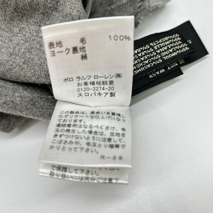 Ralph Lauren Black Label ラルフローレンブラックレーベル グレー ウール ワンピース ワンピース