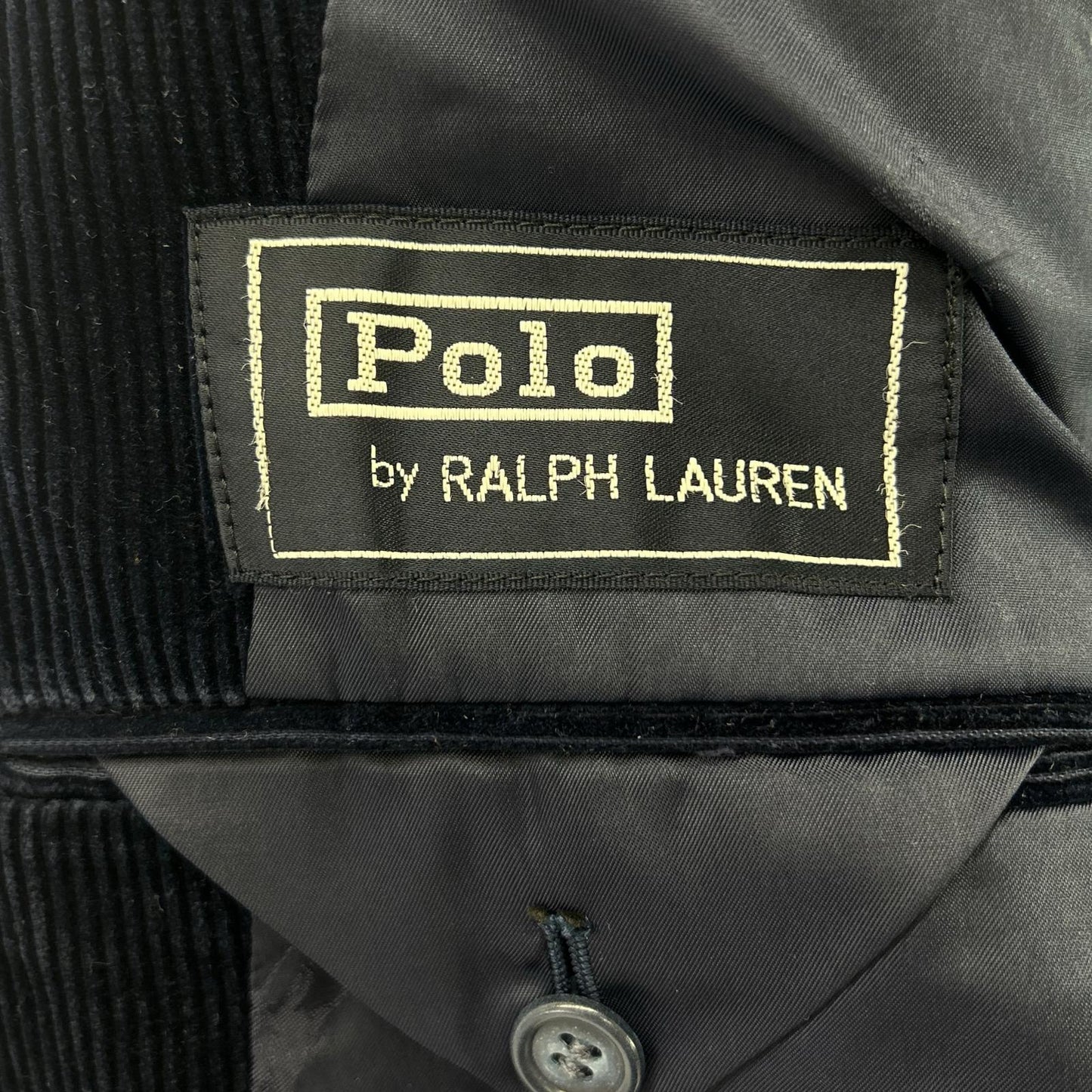 POLO RALPH LAUREN ポロ ラルフローレン ネイビー コーデュロイ ジャケット 3つボタン　テーラード ジャケット