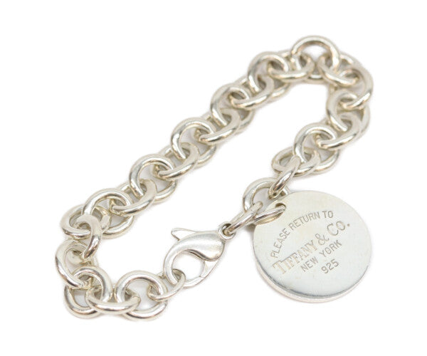 TIFFANY&Co. ティファニー リターントゥティファニー リターントゥ ラウンドプレート SV925 36.7g ブレスレット・バングル ブレスレット