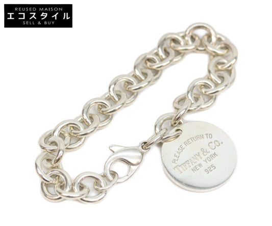 TIFFANY&Co. ティファニー リターントゥティファニー リターントゥ ラウンドプレート SV925 36.7g ブレスレット・バングル ブレスレット