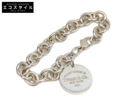 TIFFANY&Co. ティファニー リターントゥ ラウンドプレート ブレスレット SV925 36.3g ブレスレット・バングル ブレスレット