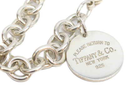 TIFFANY&Co. ティファニー リターントゥ ラウンドプレート ブレスレット SV925 36.3g ブレスレット・バングル ブレスレット