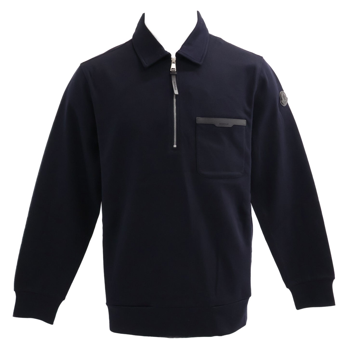 MONCLER モンクレール 【新品/25年製】L10918G00025 FELPA CON ZIP ハーフジップ スウェットシャツ トップス