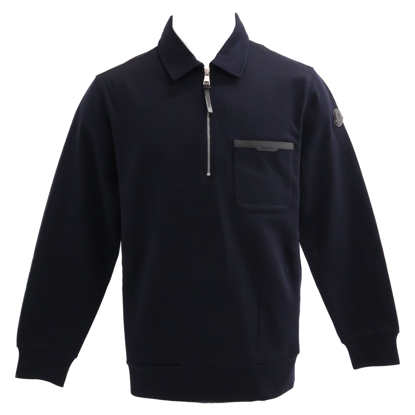 MONCLER モンクレール 【新品/25年製】L10918G00025 FELPA CON ZIP ハーフジップ スウェットシャツ トップス